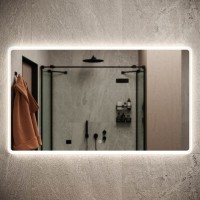 Мебель для ванной комнаты Sancos Cento 120 см белый глянец, черная раковина