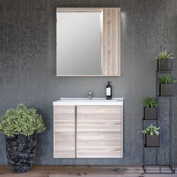 Мебель для ванной комнаты AQUATON Стоун 80 сосна арлингтон