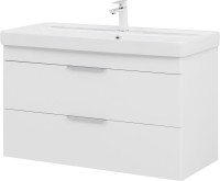 Мебель для ванной комнаты Aquanet Ирис new 100 подвесная, 2 ящика