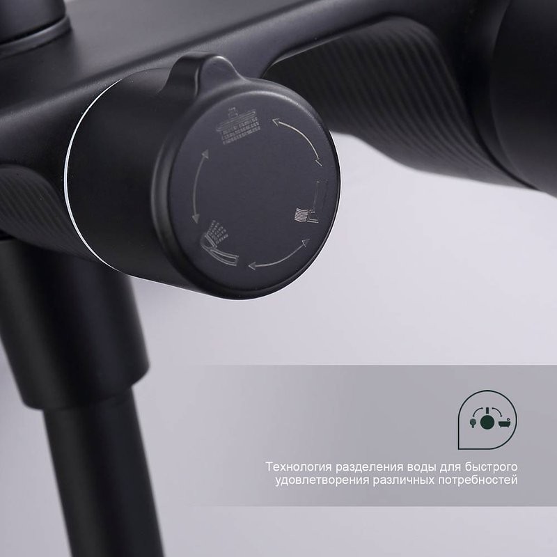 Душевая стойка Splenka S53 S53.24.06 черный