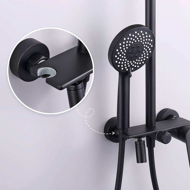 Душевая стойка Splenka S53 S53.24.06 черный