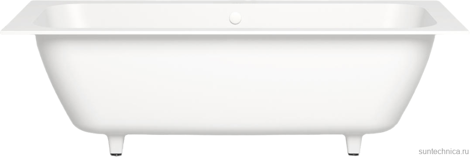 Ванна из искусственного камня Salini Orlanda Axis S-Sense 180x80 см, встраиваемая, белая, на ножках