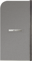 Шторка на ванну Maybahglass MGV-792-5 80x140, профиль матовый хром, стекло матовый графит