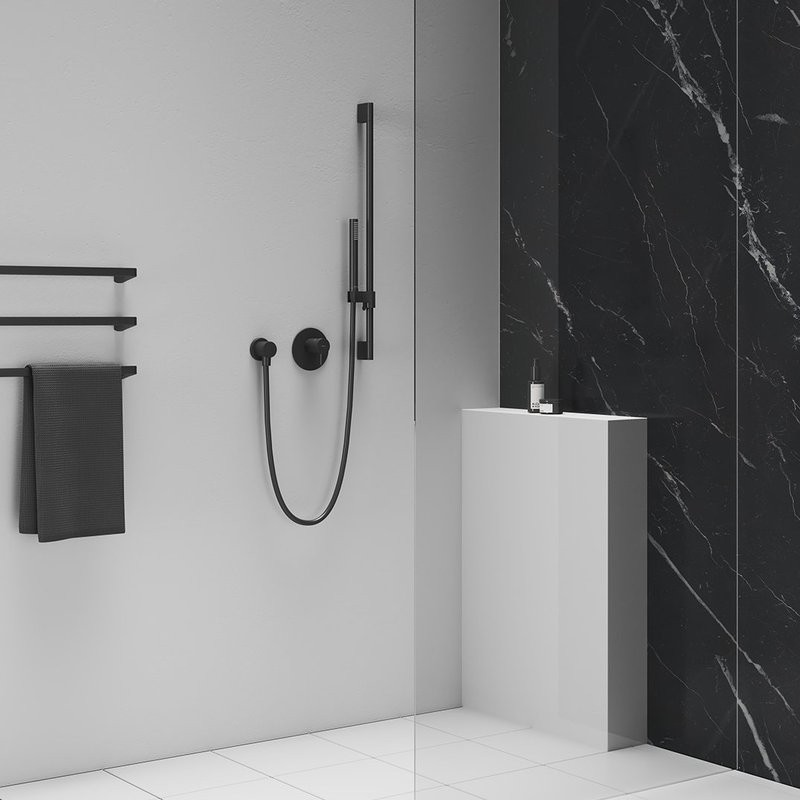 Шланговое подключение Ravak 701.21BLM матовый черный