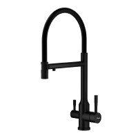 Смеситель для кухни с подключением фильтра Raglo R81.63.06, черный Смеситель для кухни с подключением фильтра Raglo R81.63.06, черный