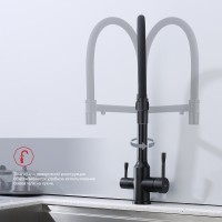 Смеситель для кухни с подключением фильтра Raglo R81.63.06, черный Смеситель для кухни с подключением фильтра Raglo R81.63.06, черный