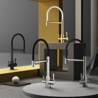 Смеситель для кухни с подключением фильтра Raglo R81.63.06, черный Смеситель для кухни с подключением фильтра Raglo R81.63.06, черный