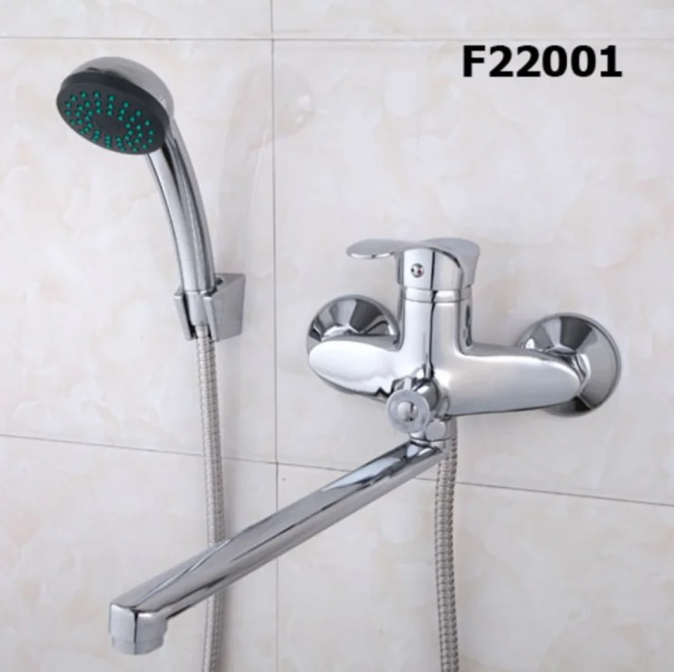 Смеситель с длинным изливом для ванны Frap H220 F22001 хром