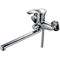 Смеситель с длинным изливом для ванны Frap H220 F22001 хром