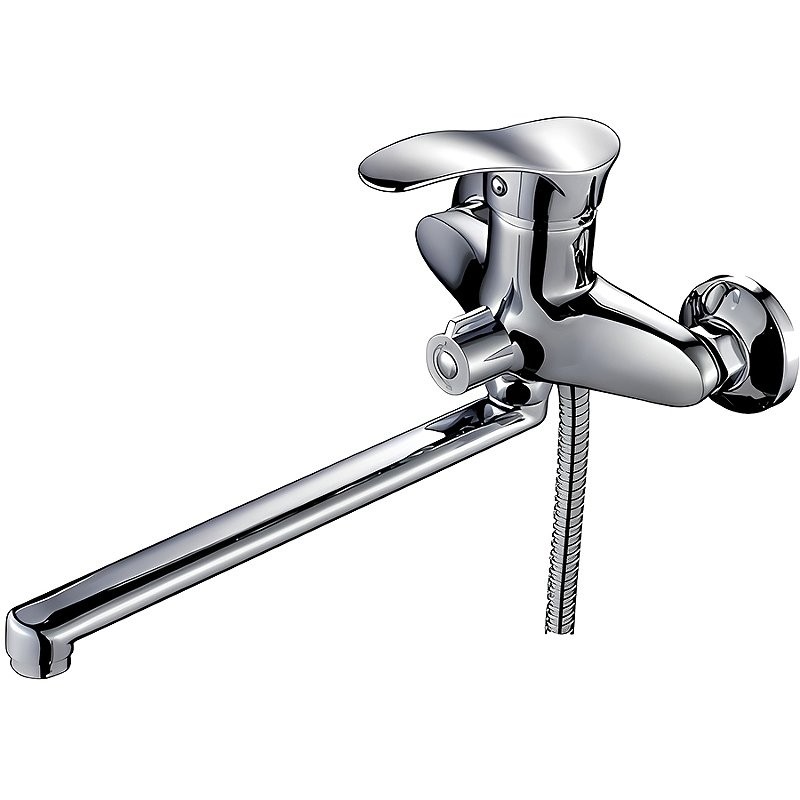 Смеситель с длинным изливом для ванны Frap H220 F22001 хром