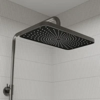 Комплект для ванной IDDIS Parker Душевая стойка IDDIS Parker PARGM3Fi06 + Смеситель для раковины PARGM01i01, матовый графит