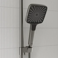 Комплект для ванной IDDIS Parker Душевая стойка IDDIS Parker PARGM3Fi06 + Смеситель для раковины PARGM01i01, матовый графит