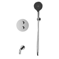 Душевой комплект WHITECROSS Y YSET10TOPCR С ВНУТРЕННЕЙ ЧАСТЬЮ, хром