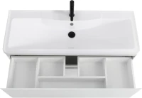 Мебель для ванной комнаты BelBagno Albano 120 напольная, bianco lucido, белая глянцевая раковина