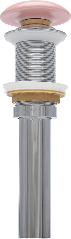 Донный клапан для раковины AQUAme AQM7002-0MP без перелива, матовый розовый