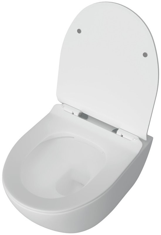 Комплект Унитаз подвесной Teymi Lina Pro T40106 с микрофлитом, безободковый, белый + Инсталляция OLI 80 ECO Sanitarblock mechanic 3 в 1 с кнопкой смыва