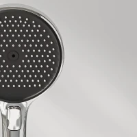 Душевая лейка Sancos Nok round SC6001CH-B хром/черный матовый 3 режима Душевая лейка Sancos Nok round SC6001CH-B хром/черный матовый 3 режима