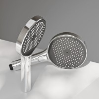 Душевая лейка Sancos Nok round SC6001CH-B хром/черный матовый 3 режима