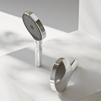 Душевая лейка Sancos Nok round SC6001CH-B хром/черный матовый 3 режима