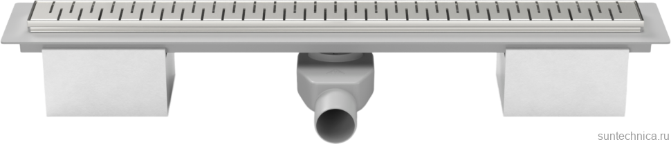 Душевой трап (лоток) MCH Chudej Medium CHPA650MN 65 см, решетка хром, с сифоном