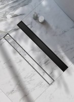 Душевой трап (лоток) Raglo R652 R652.70.06 70 см, решетка черная, с сифоном