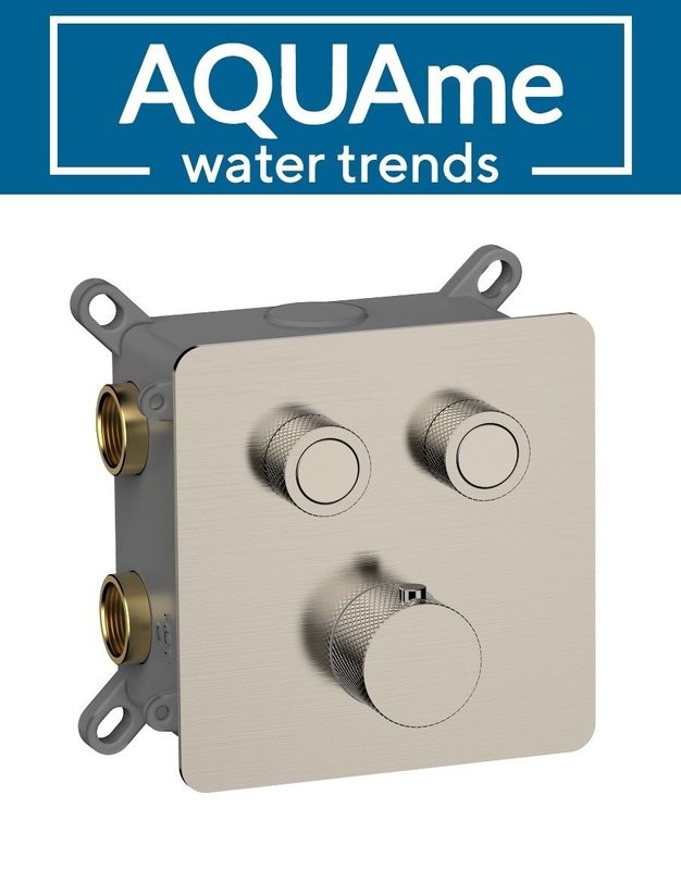 Смеситель для душа AQUAme с термостатом встраиваемый AQM8811BN