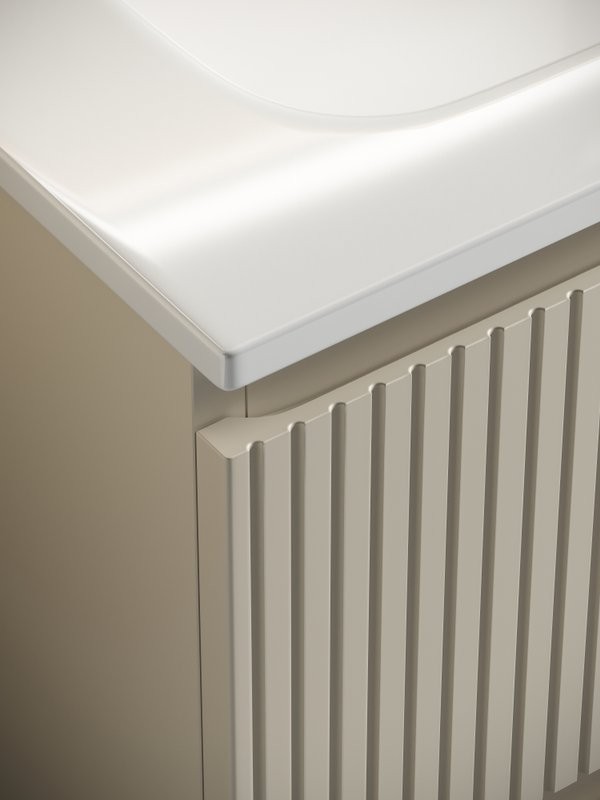 Тумба с раковиной Sancos Snob T 60 см, beige soft