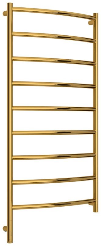 Полотенцесушитель электрический Сунержа Галант 3.1 03-6000-1260 130x65 см, подключение слева, золото, лесенка