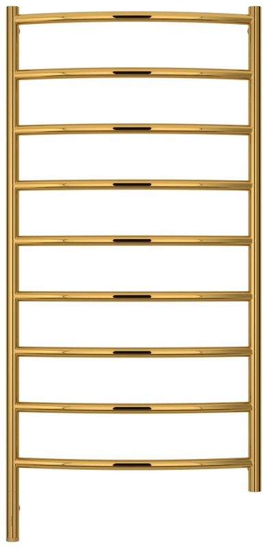 Полотенцесушитель электрический Сунержа Галант 3.1 03-6000-1260 130x65 см, подключение слева, золото, лесенка