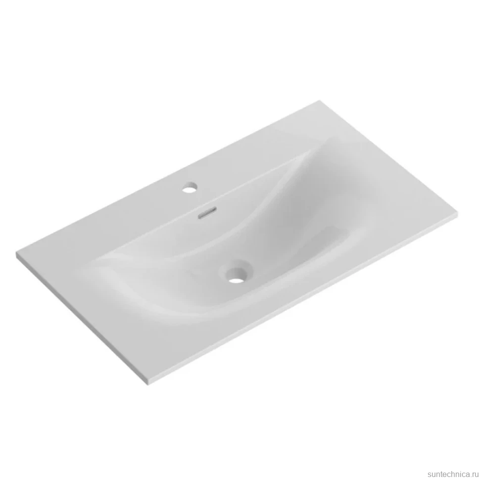 Тумба с раковиной BelBagno Uno-mini 90 подвесная, 2 ящика, матовая голубая