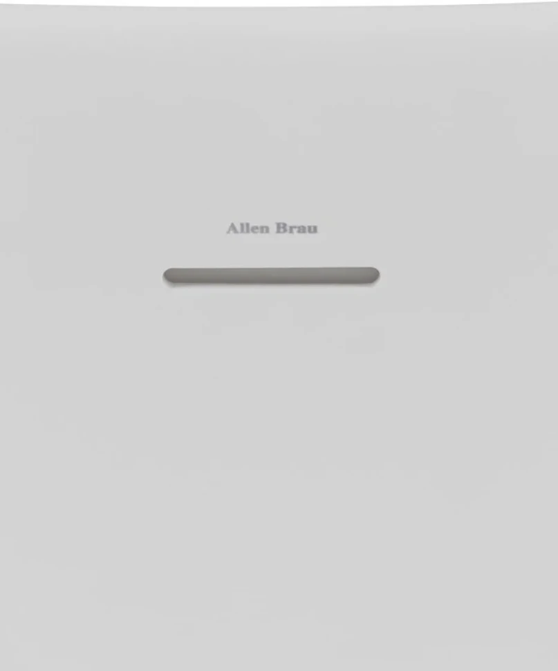 Ванна из искусственного камня Allen Brau Krion Classic 170x75 см, отдельностоящая, матовая белая, овальная, со сливом-переливом, фурнитура белая