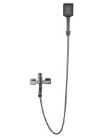 Смеситель с длинным изливом для ванны Wonzon & Woghand Flex WW-639906-BGM темный графит Смеситель с длинным изливом для ванны Wonzon & Woghand Flex WW-639906-BGM темный графит