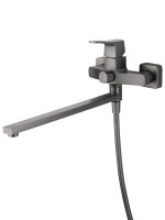 Смеситель с длинным изливом для ванны Wonzon & Woghand Flex WW-639906-BGM темный графит Смеситель с длинным изливом для ванны Wonzon & Woghand Flex WW-639906-BGM темный графит