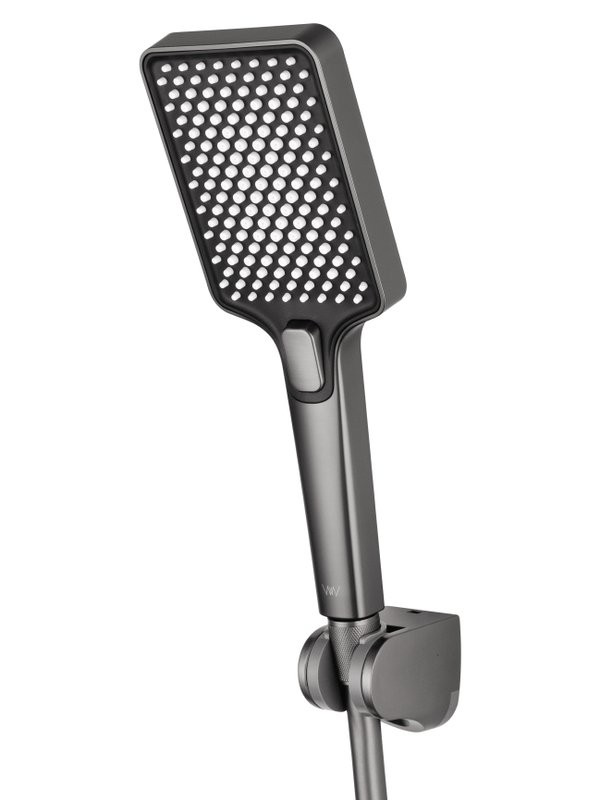 Смеситель с длинным изливом для ванны Wonzon & Woghand Flex WW-639906-BGM темный графит