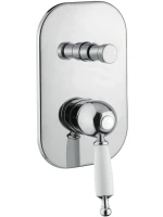 Встраиваемый смеситель для душа и ванны Migliore Oxford 19138 С ВНУТРЕННЕЙ ЧАСТЬЮ, хром