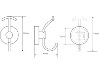 Крючок Bemeta Omega 104105252 Крючок Bemeta Omega 104105252