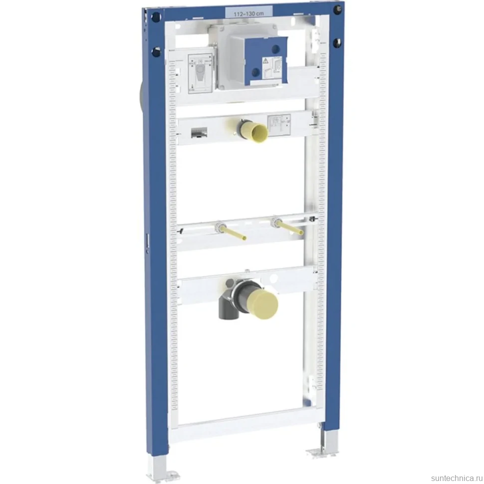 Инсталляция для писсуара Geberit Duofix 111.616.00.2 сенсорное управление, пневматическое управление, крепление к полу и стене, без привода смыва