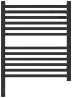 Полотенцесушитель электрический Сунержа Модус 3.1 15-5900-6050 70x55 см, подключение слева, темный титан муар, лесенка