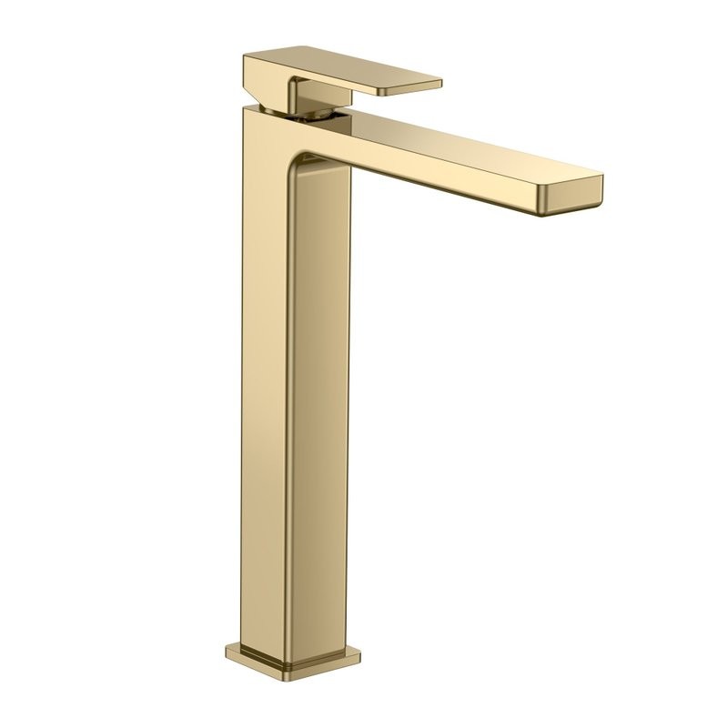 Смеситель для раковины AQUAme Savona 250 полированное золото AQM6814GG