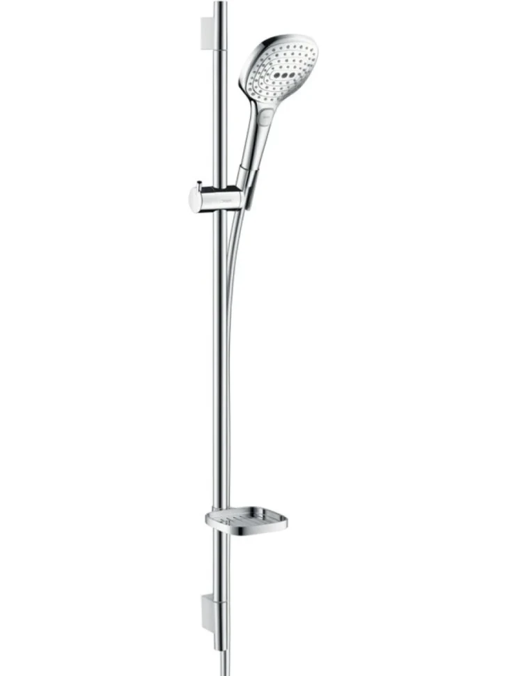 Комплект для ванной Hansgrohe Metris 31080000 + Metris 31480000 + душевой гарнитур Raindance Select E 120 26621400
