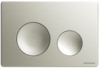 Кнопка смыва для унитаза Ceramicanova CN12-001BN пластик, цвет брашированный никель
