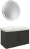 Мебель для ванной STWORKI Молде 95 антрацит, с сифоном