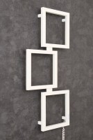 Полотенцесушитель электрический Сунержа Этюд ES 30-0847-1050 105x50 см, подключение справа, матовый белый