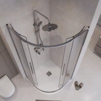 Душевой уголок Niagara Nova NG-3625-34 80x80, профиль хром, стекло шиншилла