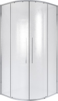 Душевой уголок Niagara Nova NG-3625-34 80x80, профиль хром, стекло шиншилла