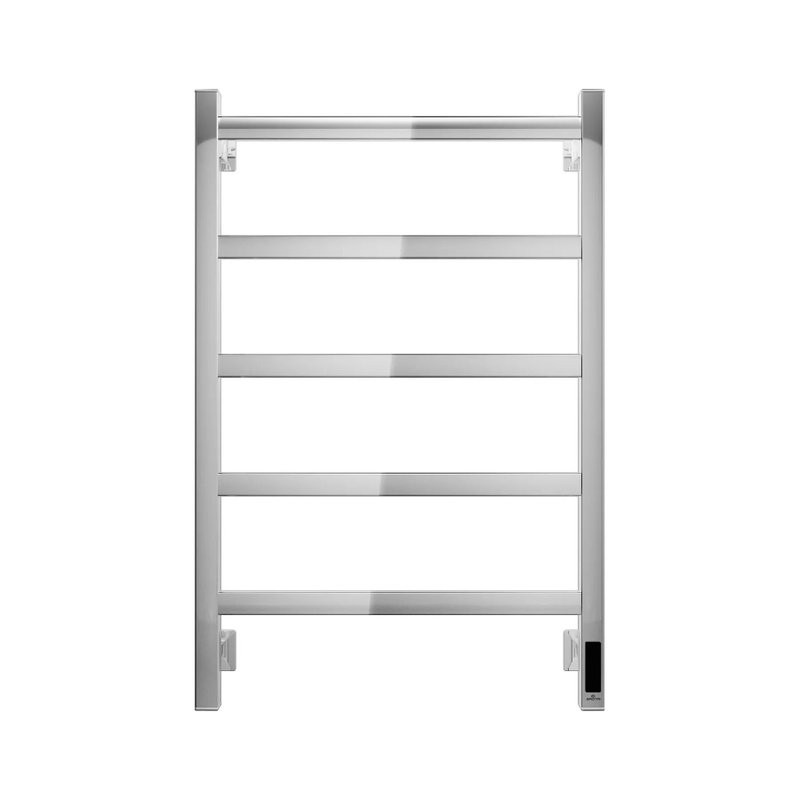 Полотенцесушитель электрический Grota Soffi K 530х800 NP EL 80x55 см, подключение справа, слева, скрытое подключение справа, глянцевый хром, лесенка