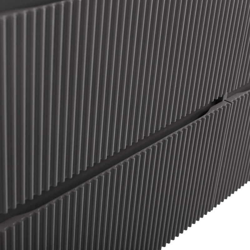 Мебель для ванной комнаты BelBagno Uno 120 подвесная, 4 ящика, матовая темно-серая