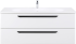 Тумба с раковиной Cezares Eco 120, bianco lucido, 2 ящика, ручки черные