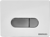 Кнопка смыва Berges Novum D7 белая, глянец