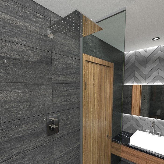 Термостатический смеситель встраиваемый Paini Dax-R 84CR691TH С ВНУТРЕННЕЙ ЧАСТЬЮ,  для душа